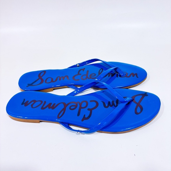 SAM EDELMAN Blue flip flops - Picture 5 of 7